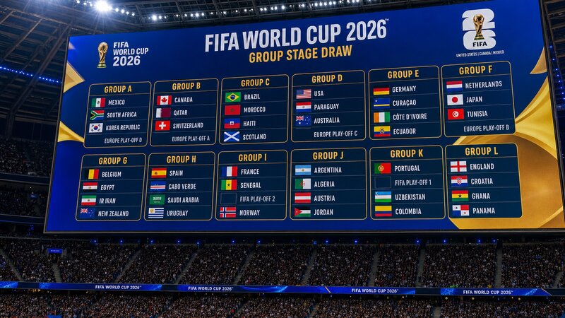 جدول مجموعات كأس العالم 2026 كورة لايف